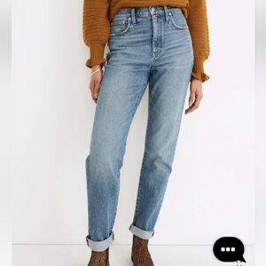 Madewell The High-Rise Slim Boyjean in Neal Wash: TENCEL Denim Edition